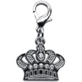 thumbnail image 1 of Lobster Claw Crown Charm  Clear, 1 of 1