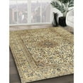 thumbnail image 2 of Ahgly Company Indoor Rectangle Traditional Brown Medallion Area Rugs, 2' x 5', 2 of 6