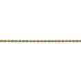 thumbnail image 3 of Auriga 10K Yellow Gold 2 mm Diamond-cut Quadruple Rope Chain Necklace for Women 18", 3 of 6