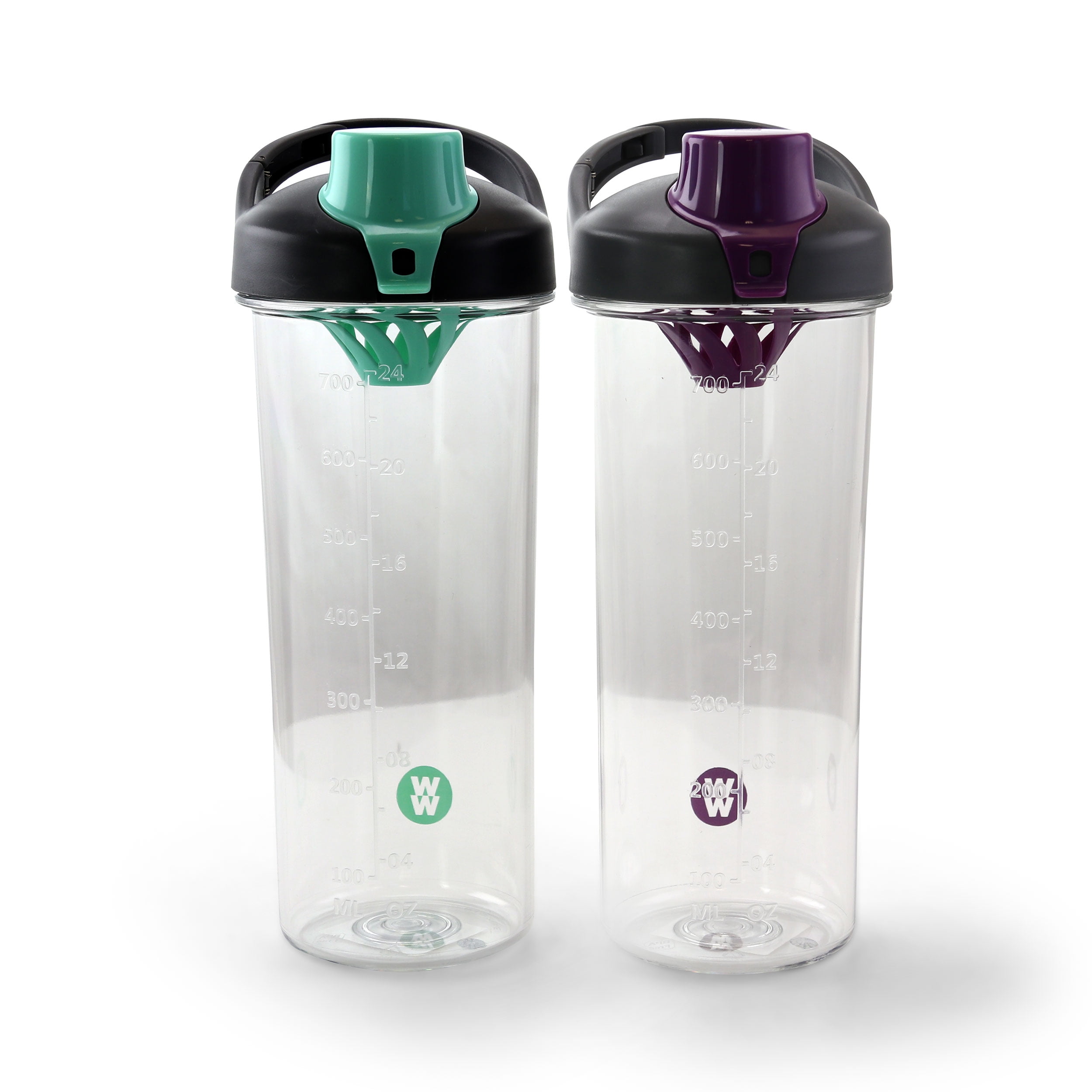 Weight Watchers Healthy Kitchen 2 Piece 24oz Hydration Bottle Set in
