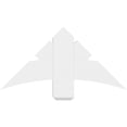 thumbnail image 2 of 36"W x 18"H x 4"D x 6"F, 12/12 Pitch, Alberta Architectural Grade PVC Gable Bracket, 2 of 8