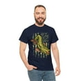 thumbnail image 2 of Musky Fishing Camouflage American Flag Muskie Unisex Cotton Tee, 2 of 4