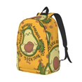 thumbnail image 2 of Balery Avocado Dog Vintage Canvas Backpack for Men and Women - Large Capacity, Durable Travel Laptop Bag for School, Work, Hiking, and Outdoor Activities, 2 of 7