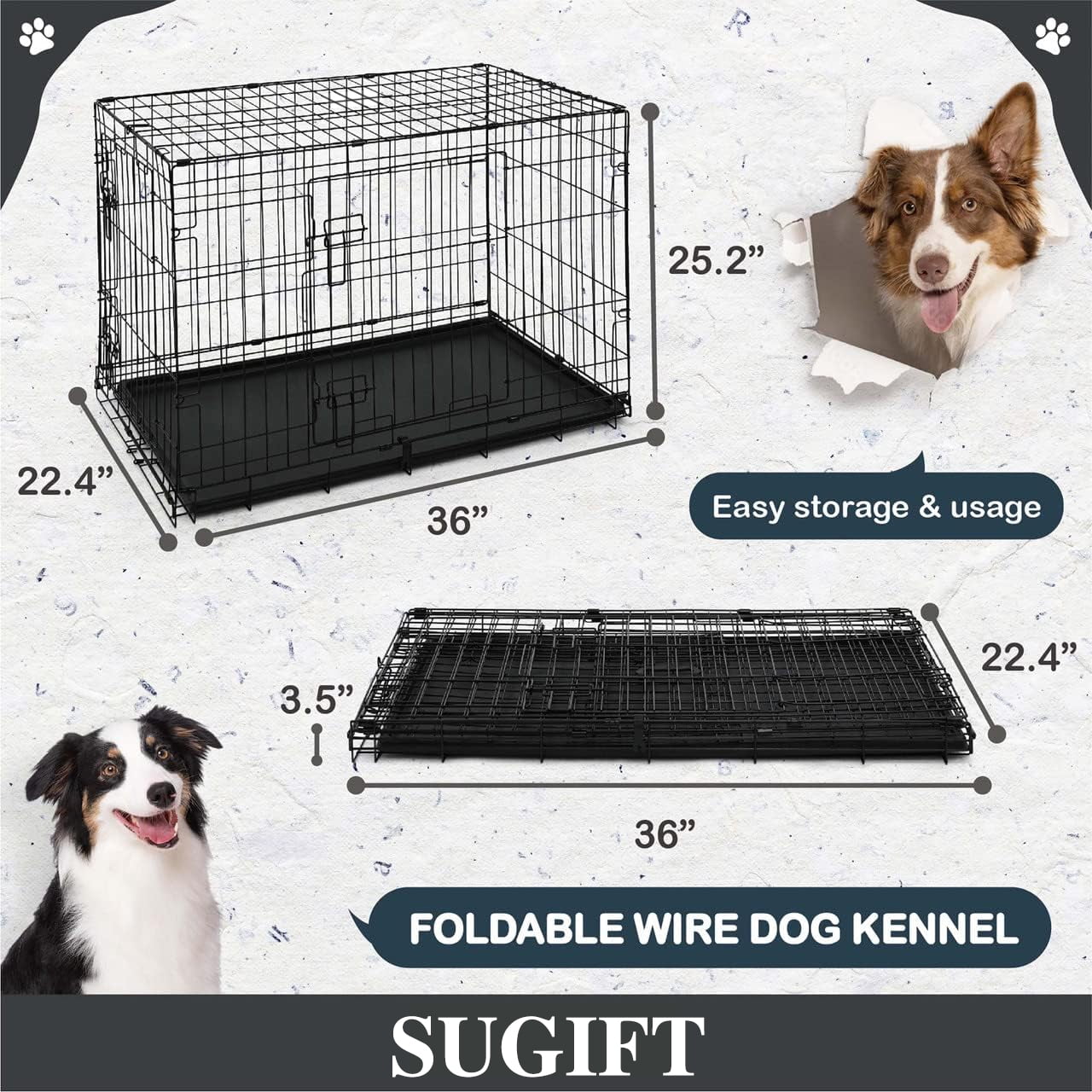 36 inch top dog kennel