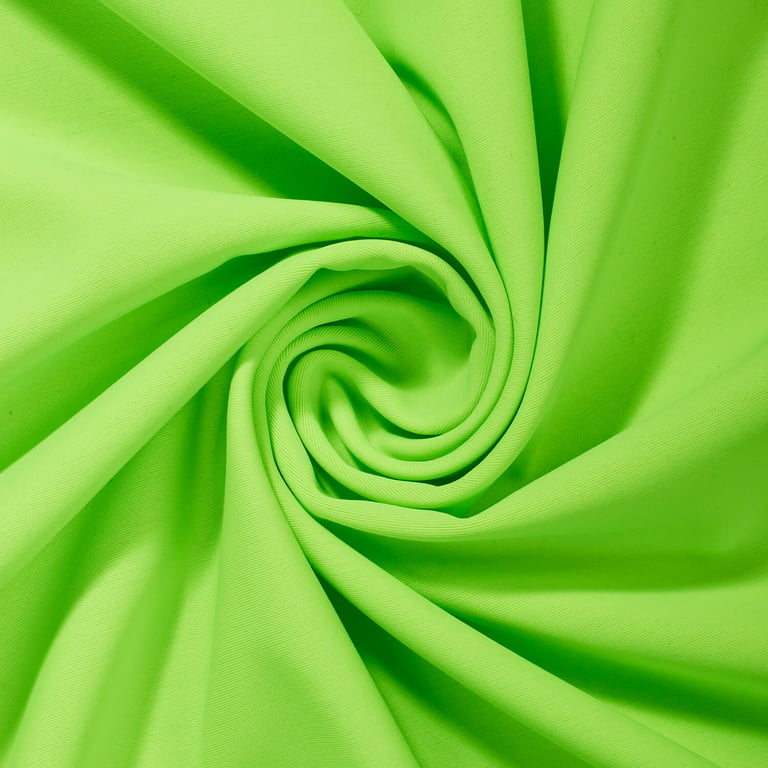 Matte Milliskin Nylon Spandex Fabric 4 Way Stretch 58 Wide Sold by The  Yard Many Colors (Kelly Green)