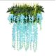 thumbnail image 1 of 12 piezas 3.6 'Seda artificial Wisteria Vine Ratta Colgante Flor Guirnalda Cuerda Fiesta en casa Boda Decoración Tiffany Sincero  Hogar, 1 of 3