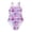 j-889Purple345, variant on MEZZALL Summer Girls One-Piece Swimwear Athletic Racerback Swimsuit Hawaii With Cartoon / Flower Print Beachwear