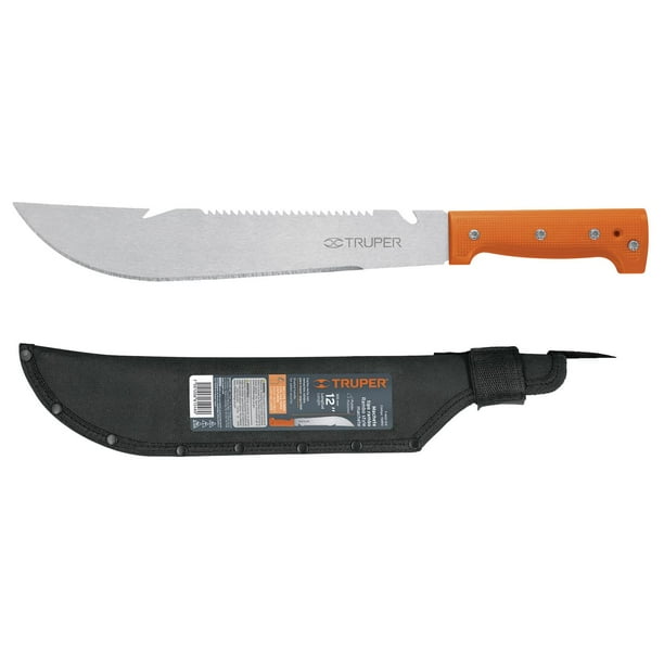 Machete Tipo Rambo 12' Cacha Naranja Truper TRUPER T-460-12X