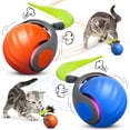 thumbnail image 1 of Juguete interactivo para gatos WJQYFJJS Speedy 2025 con 2 velocidades (azul+naranja), 1 of 7
