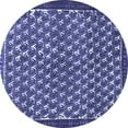 thumbnail image 1 of Ahgly Company Indoor Round Persian Blue Traditional Area Rugs, 8' Round, 1 of 4