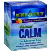 Natural Vitality Magnesium Natural Calm Raspberry Lemon - 30 Packets
