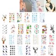 thumbnail image 2 of 27 Sheets Christmas Tattoo Stickers Creative Fake Tattoos Temporary Tattoos, 2 of 10