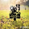 thumbnail image 2 of C-CRAFT Custom Australian Shepherd Memorial Metal Yard Stake Weather Resistant Decor, 2 of 4