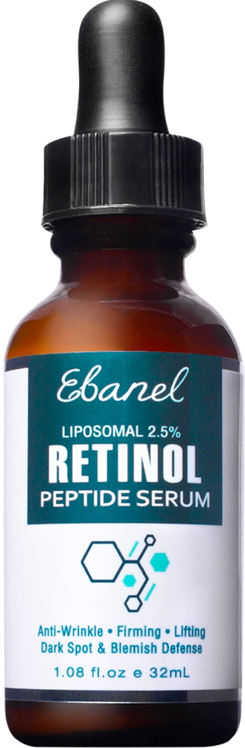 Ebanel 2.5% Liposomal Retinol Serum for Face with Peptides, Anti Aging Face Serum 1.08fl oz