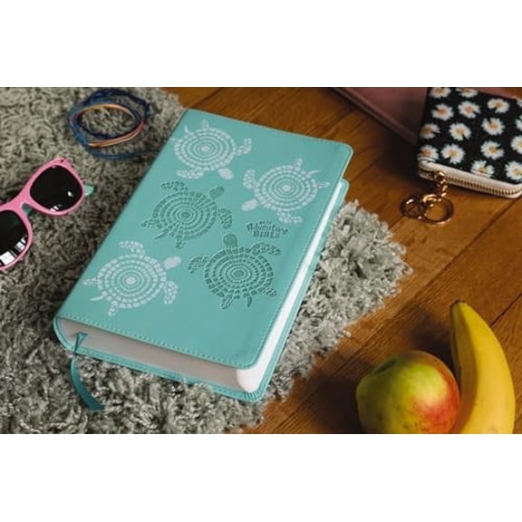 Pre-Owned Nkjv, Adventure Bible, Leathersoft, Teal, Full Color (Hardcover) by Lawrence O Richards