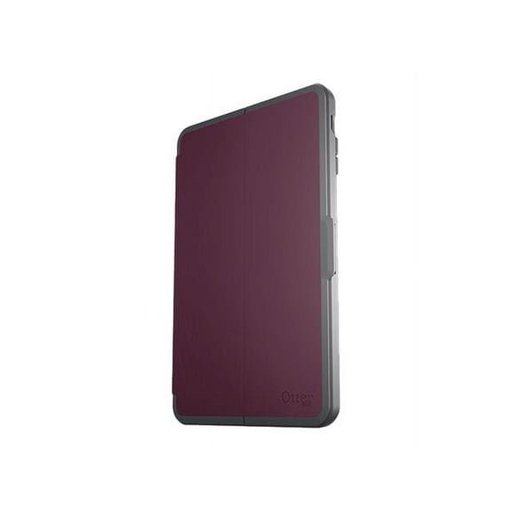 OtterBox Profile Series Strong and Slim - Flip cover for tablet - polyurethane, polycarbonate, rubber - midnight merlot