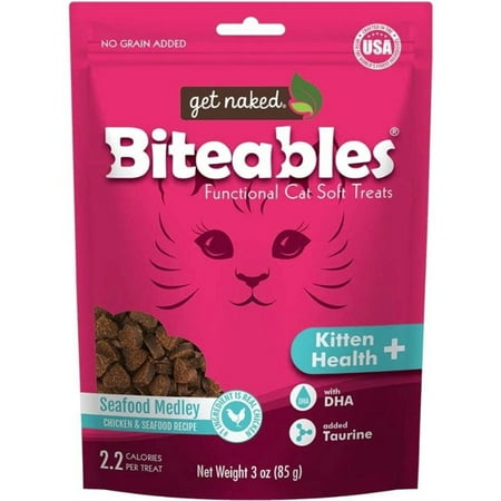 UPC: 0657546912641 | Get Naked Kitten Health Biteables Seafood Medley Flavor