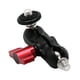 thumbnail image 5 of Soporte adaptador de montaje de mágico de zapata caliente de cabeza de bola doble de 1/4 pulgada para DSLR Baoblaze Soporte de doble cabeza de bola, 5 of 8