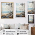 thumbnail image 4 of Designart "Beige Modern Scandinavian Charm Pastoral" Floral Floater Framed Canvas Print, 4 of 7