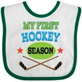 thumbnail image 3 of Inktastic My First Hockey Season Boys or Girls Baby Bib, 3 of 4