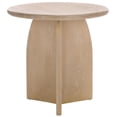 thumbnail image 2 of Safavieh Barazi Modern Wood Round End Table, Natural, 2 of 9