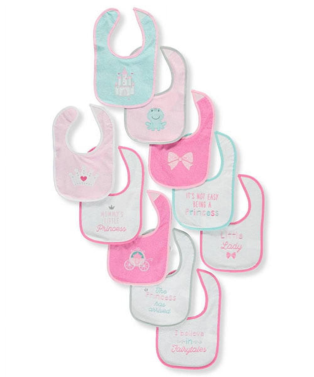 パネライ 希少 Luvable with Bibs Drooler Terry Cotton Girl Baby Friends スタイ・バープクロス