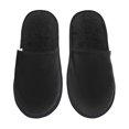 thumbnail image 1 of Fotbe Black Pantuflas Peludas para Mujer con Estampado, Zapatillas de Peluche, Zapatos de Invierno para Casa, Uso Interior y Exterior-Large, 1 of 8