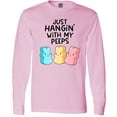 thumbnail image 3 of Inktastic Easter Just Hangin' with My Peeps Long Sleeve T-Shirt, 3 of 5