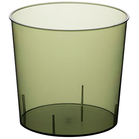 WRISTBIQUE Simple Style Household Trash Can Light Green Clear Plastic Waste Bin