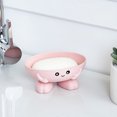 thumbnail image 2 of Jabonera para niños, diseño de barra de jabón para ducha, baño, cocina, encimera, Rosado, 2 of 3