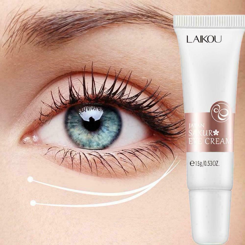 Laikou Japan Sakura Eye Cream 15ml Antiwrinkle Antiaging Remover Dark