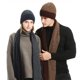 thumbnail image 3 of Conjunto de gorro, bufanda y guantes para pantalla táctil de invierno, 3 of 8