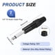 thumbnail image 2 of Uxcell 2 Pcs 1/4" Conector de Audio TS, Conector de Cable Mono Masculino TS de 6.35 mm, Conector de Cable de Audio Masculino TS para Altavoz, Micrófono, Guitarra, Equipos de Audio, 3.54" Negro, 2 of 6