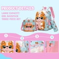 thumbnail image 4 of Mochila Meetbelify Kids para niñas, escuela, con bolsa de almuerzo, de 6 a 8 años, 4 of 7