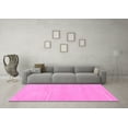 thumbnail image 3 of Ahgly Company Indoor Rectangle Solid Pink Modern Area Rugs, 7' x 10', 3 of 4