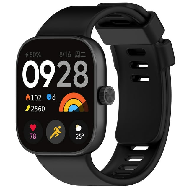 Hearth & Gear Silicone Sports Sweat Proof Solid Color Watch Band With Convenient Adjustment And Wide Compatibility Compatible With Smartwatch Engraved for Men Reactor for Men Watch with Timer And