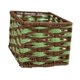 thumbnail image 1 of Cesta organizadora tejida, contenedor portátil para decoración del hogar, para despensa 22cmx16cmx14cm, 1 of 9