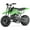 GREEN, variant on QEASET Mini Off-Road Dirt Bike, 49 CC 2-Stroke Gas Bike with Off-Rode Tire, Suspensions, Disc Brakes, Max Load 160Lbs, Max Speed 18Mph, Green