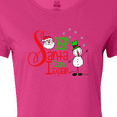 thumbnail image 4 of Inktastic Dear Santa I Can Explain Cute Snowman and Snowflakes Women's T-Shirt, 4 of 5