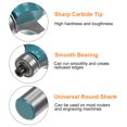 thumbnail image 4 of Roundover Router Bit 1/2 Shank 3/16" Radius Carbide Tipped with Bearing Cyan, 4 of 5