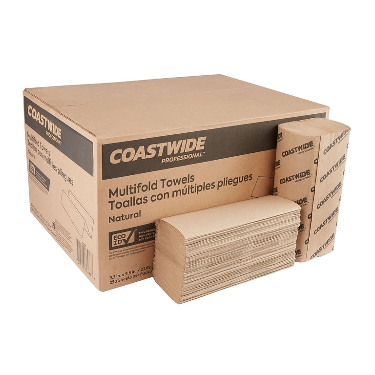 Staples Sustainable Earth Multifold Paper Towels, 4000 Sheets photo 1