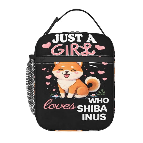 Shiba Inu Lover Lunch Bag Portable Thermal Lunch Box for Men and Women