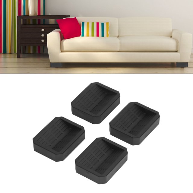 EOTVIA 4Pcs Chair Caster Fixing Pad Rubber Refrigerator Wheel Protective Cup Noise Reduction For Home Office,Chair Caster Cup,Furniture Accessory
