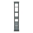 thumbnail image 3 of Furniture of America Toggin Industrial Metal 58-Inch Bookcase in Antique Blue, 3 of 7