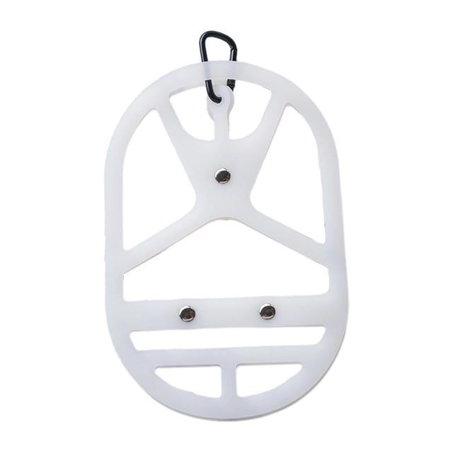 Clip de calzado para mochila, organizador de almacenamiento de zapatos, Clip de zapato de silicona ahorrador de espacio Blanco XL Cola Clip de calzado