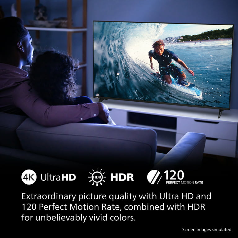 Class 4K Philips LED Smart (New) Television Ultra Google (2160p) 65\