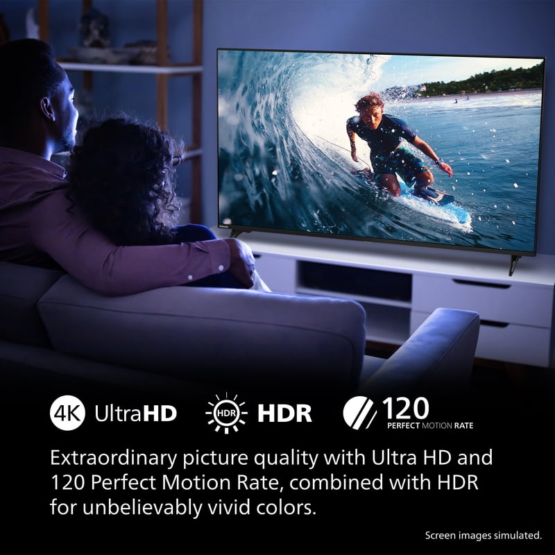 Philips 50" Class QLED 4K UHD (2160p) Google Smart TV (50PQL7456/F7) gallery view