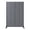 Light Gray, variant on Chiccushion Privacy Screen Freestanding Outdoor, 72" H x 45.5" W Decorative Privacy Screen Panels Fence, Black-Louvered