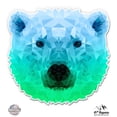 thumbnail image 1 of Polar Bear Geometric - 8" Vinyl Sticker - For Car Laptop I-Pad - Waterproof Decal, 1 of 1
