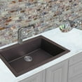 thumbnail image 7 of Nantucket Sinks PR3322-DM-BR Dual-mount Granite Composite Sink in Brown, 7 of 7